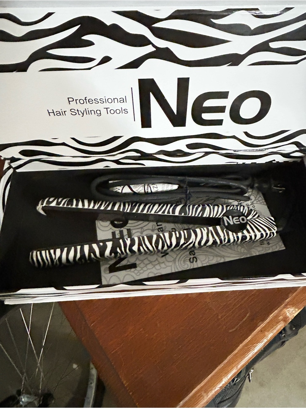 NEO Zebra Print Hair Straightener
